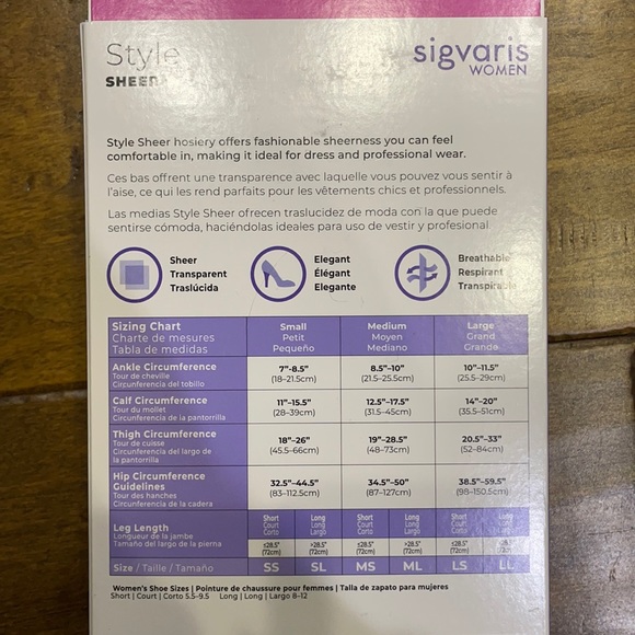 Sigvaris Women Medical Compression Hosiery - Picture 3 of 4